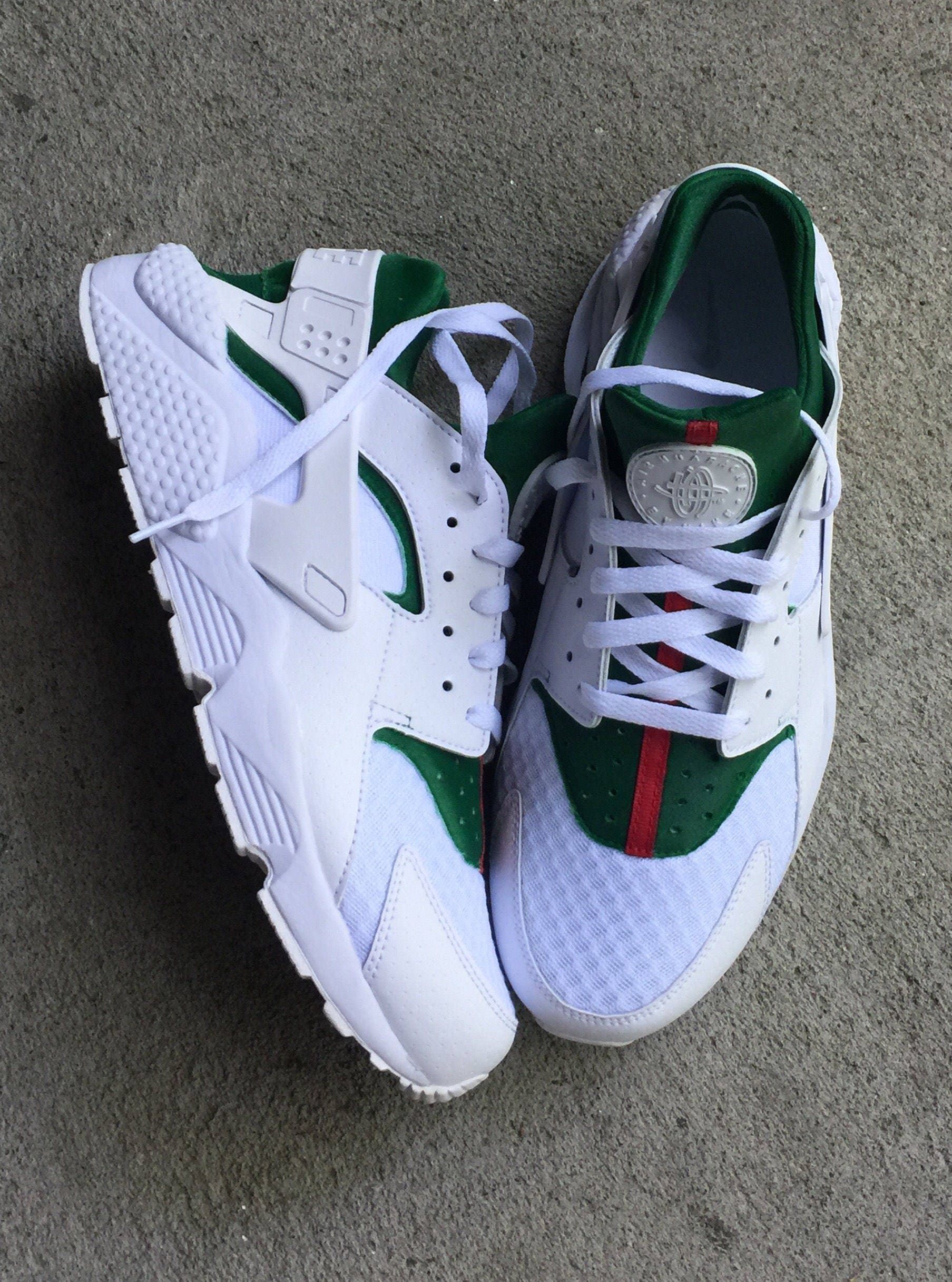 gucci huaraches white