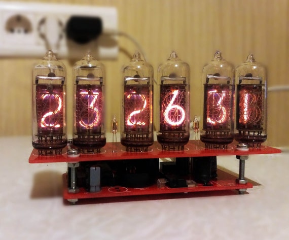 Nixie clock 6xIN-14 without case by Pandicon steampunk buy now online