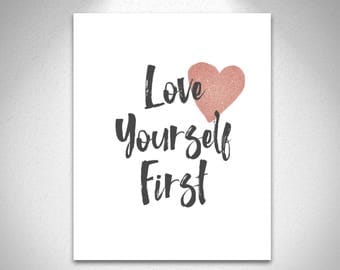 Download Love yourself first | Etsy