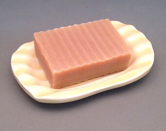 Bone Color, Soap Dish, Ceramic Soap Dish, Pottery Soap Dish, Soap Keeper, Soap Tray, Bathroom Soap Dish