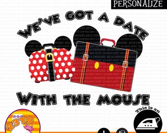 Disney Honeymoon Shirt printable iron on, Disneymoon Shirt printable iron on, Disney Couples printable iron on, Disney Travel Shirt iron on