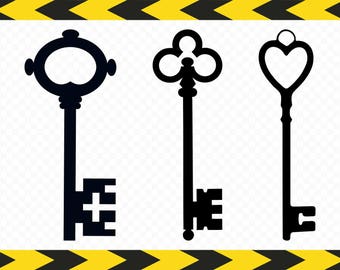 Download Skeleton key clipart | Etsy