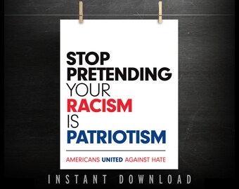 Protest Sign (DOWNLOADABLE) - protest - anti trump - immigration ban protest - refugee support