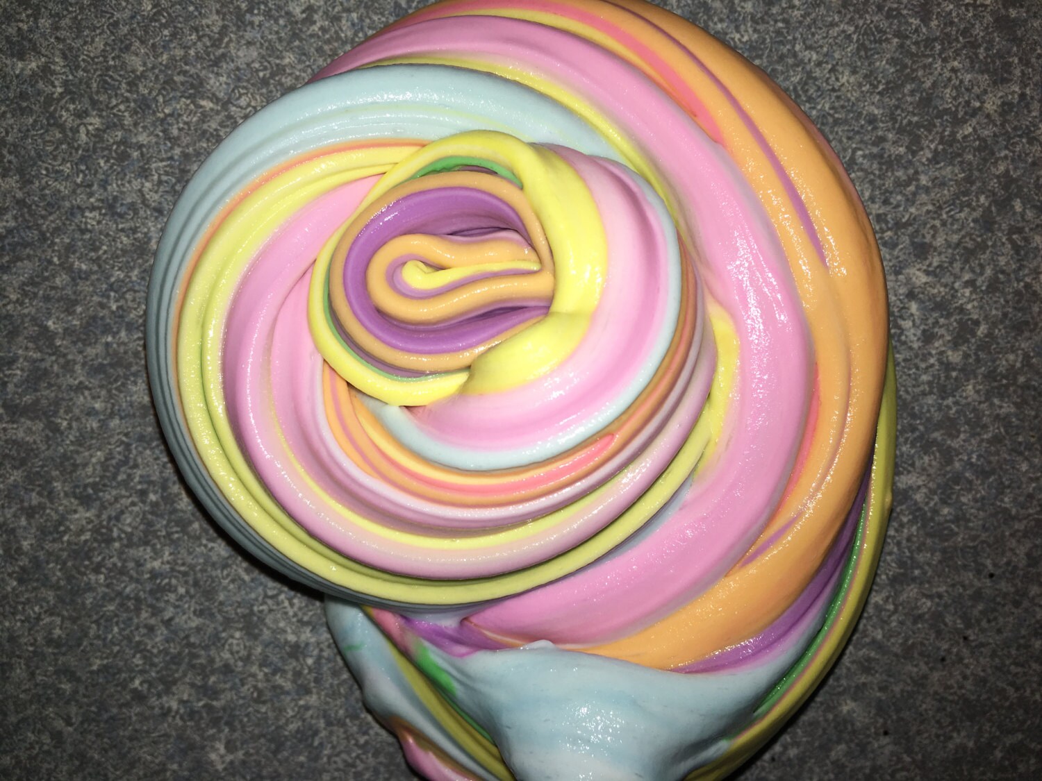 2 in 1 Rainbow Slime / Chocolate Chip Cookie by Squishilicious