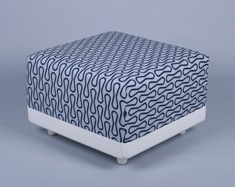 FeierbachCube stool 70s seat cube zip