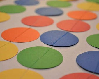 Multi-Colored Dot Garland
