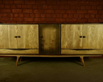 Mid Century Style Credenza/ Media Stand C010