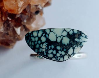 Sterling Silver New Lander Turquoise Ring