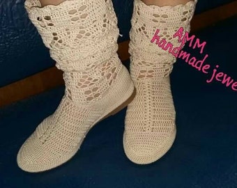 Items similar to Crochet Boots Pattern ------------- BOOTS FOR The SUN ...