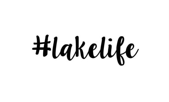 Download hashtag lake life svg file silhouette cricut cutting file