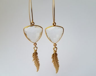 Clear Dangle Earrings