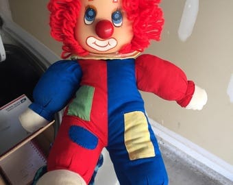 Vintage clown doll musical nose