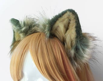Wolf Fur Ears Headband