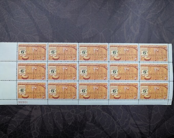 Set of 15 Daniel Boone 6 Cent US Postage Stamps