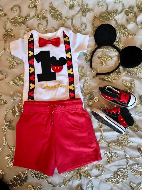 mickey mouse birthday outfit for 1 year old