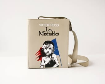 Les Miserables Leather Book Bag Victor Hugo Book Purse