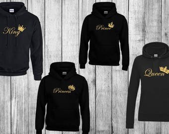 matching hoodie / sweater / hoodie / logo hoodie / fashion hoodie / king hoodie / queen hoodie / prince hoodie /princess hoodie / matching
