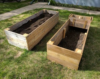 8x8 Corner Cedar Raised Garden Kit with Watering System