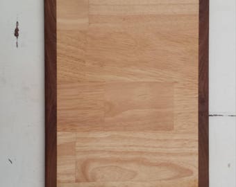 Maple Walnut Edged cutting board