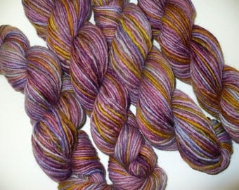 Hand Dyed Soft Mixed Wool Yarn for Knitting or Crochet