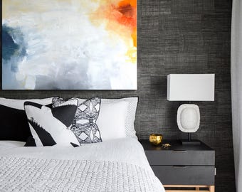 Abstract Painting, White painting, black and white painting, white abstract painting, Large Original Painting, Neutral colors painting