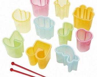 183615 apple cloud dolphin tulip mini bento food cutters