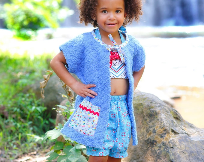 Bubble Shorts Outfit - Toddler Shorts - Girls Bathing Suit - Summer Shorts - 4th of July Outfit - Girls Summer Shorts - Birthday - 2T - 8