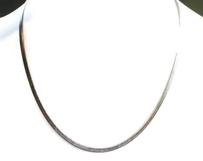 Danecraft Sterling Herringbone Necklace Chain Signed Danecraft Primavera