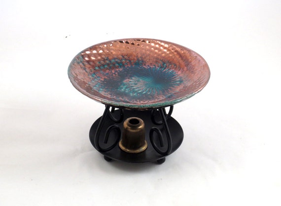 Essential Oil Diffuser in Dragon Skin Raku Handmade Ceramic