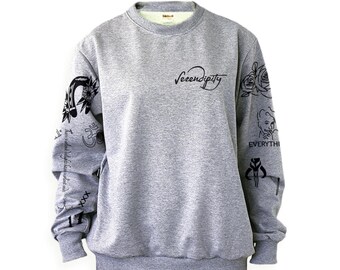 Halsey Tattoos Sweatshirt Sweater Jumper Pullover Shirt – Size S M L XL 2XL