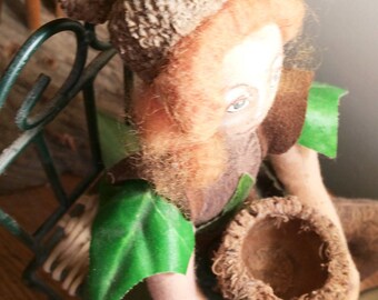 GIANT Acorn Caps for Crafting Lot of 12 Burr Oak, Big Acorns, Doll Hats and Basket, Fae Fairy Elf Accessories, Group C