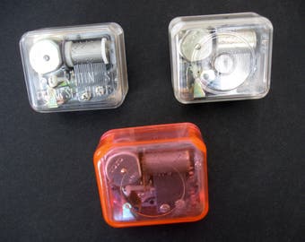 Music Box Mechanisms - Two (2) Available - Frosty the Snowman - White Christmas