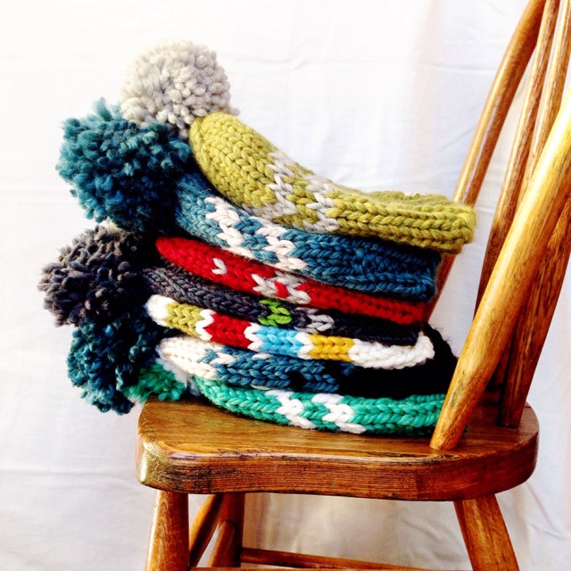 Colorful Natural Hand Knit Accessories Cozies Gifts by KnittyVet