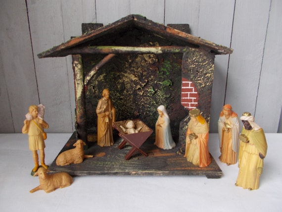 vintage nativity set figurines and creche vintage nativity set figurines and creche