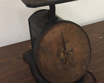 Vintage Columbia Family Kitchen Scale Farmhouse