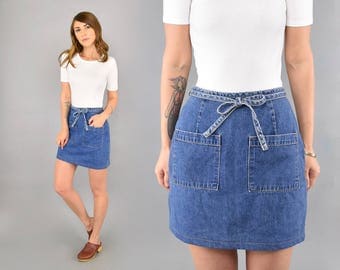 Mini Wrap Skirt W/ Pockets