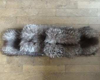 Vintage American fox fur collar stole scarf wrap taxidermy circa 1960-70's / English Shop