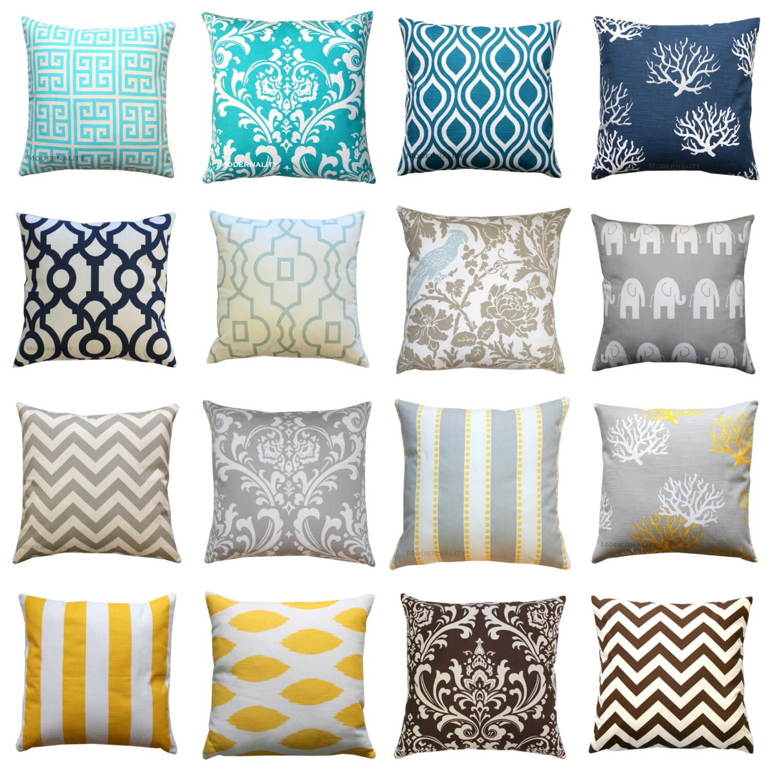 CLEARANCE Throw Pillows Decorative Pillow by ModernalityHomeDecor