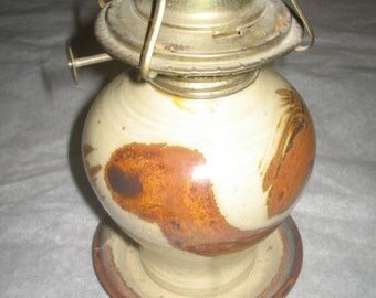 Vintage Ceramic Hurricane Lamp