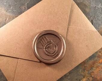 The hand of the king wax seal stickers