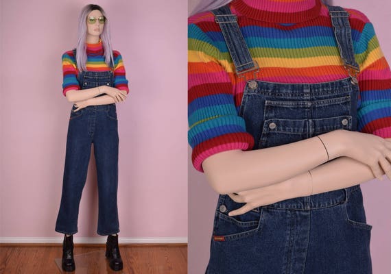 90s Denim Overalls/ Medium/ 1990s