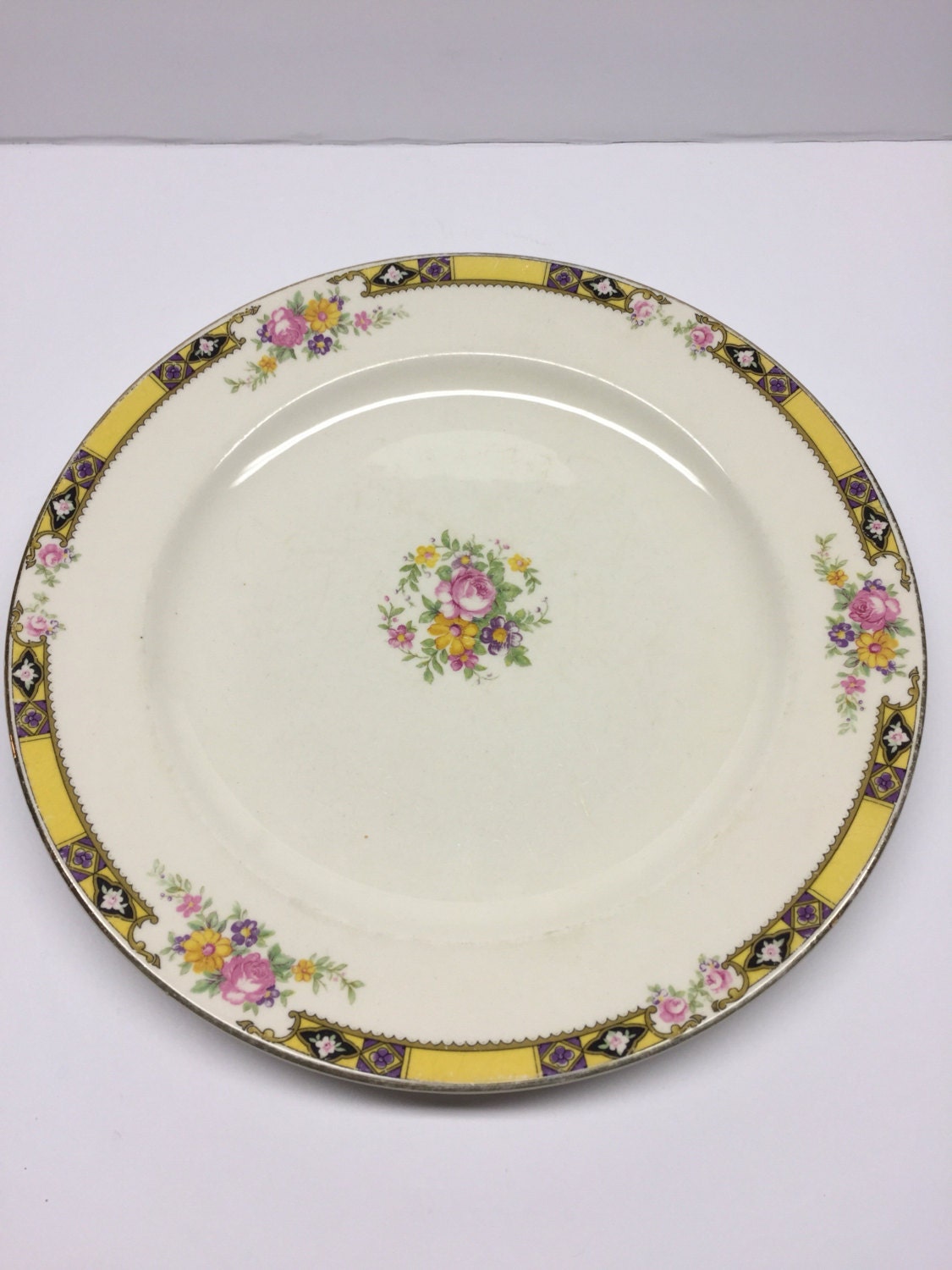 Dinner Plate 10 inch Edwin M. Knowles China Company Made in