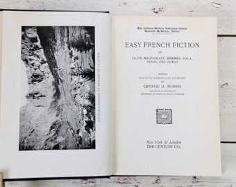 Easy French Fiction 1925 with Vocabulary Exercises Practice French Beginners Victor Hugo Les Miserables Dumas Monte Cristo Learn French #27