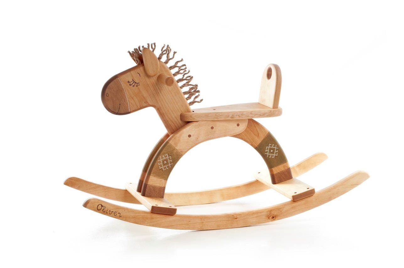 Personalized Wooden Rocking Horse Organic Kids Toy Wooden - Details This Handmade Wooden Rocking Horse personalized wooden rocking horse organic kids toy wooden - details this handmade wooden rocking horse