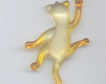 glass blowing cat