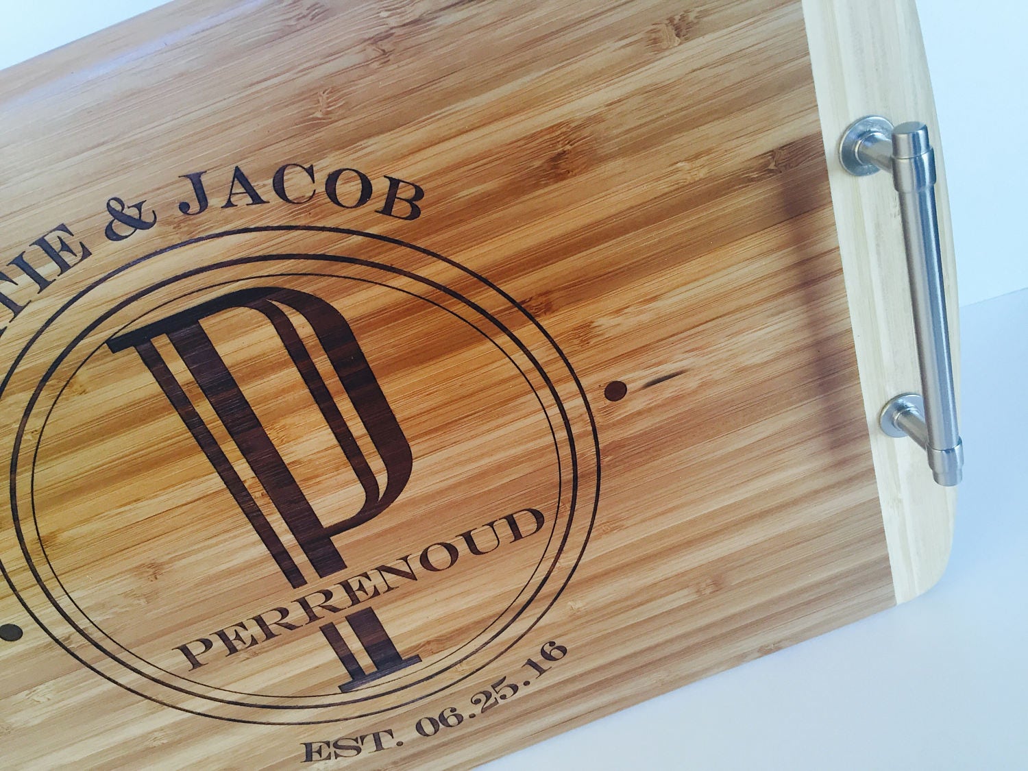 Personalized Serving Tray Serving Tray Personalized Wedding