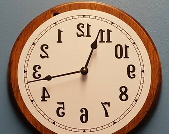 Mirror wall clock | Etsy