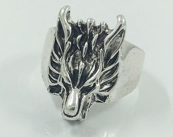 dragon ring, stainless steel