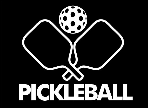 Items similar to Pickleball Vinyl Decal 5