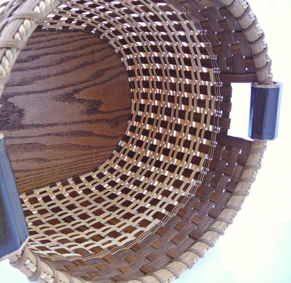 Large Reed or Wicker Storage Basket for by BrightExpectations